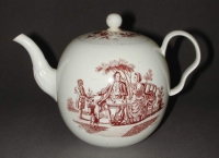 Creamware teapot