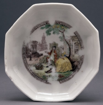 color printed saucer