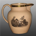 overglaze printing on earthenware and stoneware 1800-1900